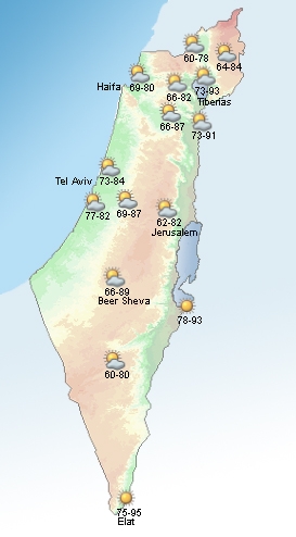 M�t�o en Isra�l